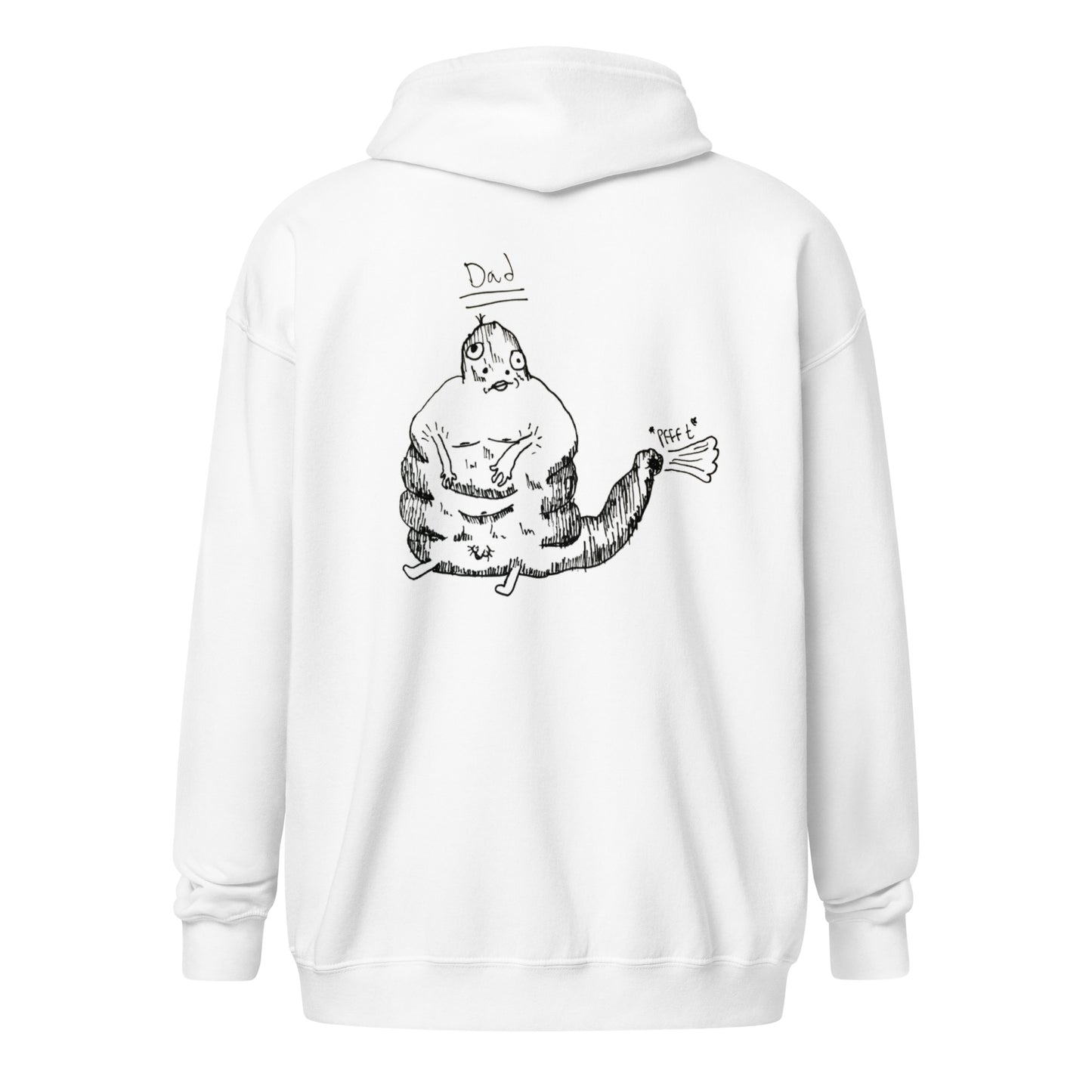 Fart Dad! Unisex heavy blend zip hoodie
